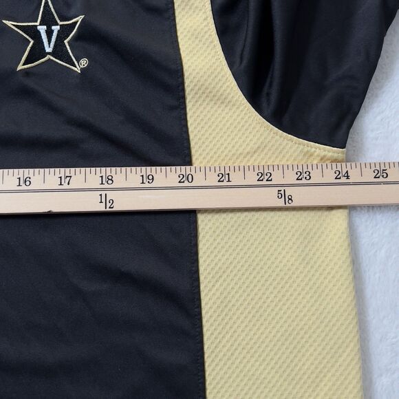 Vanderbilt Commodors Performance Polo Shirt Mens Sz XL Black Mustard - Picture 8 of 9